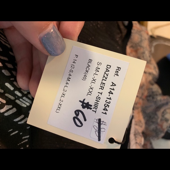 Mismash Dazzler Tee Shirt Size M Mixed Media NWT - Picture 7 of 8